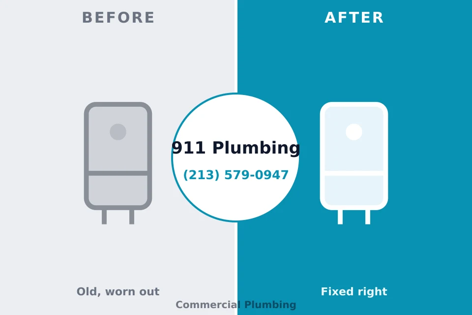 Before and after: plumbing company Oak Park, IL